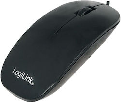 LogiLink SLIM Wired Mouse Black