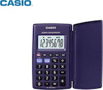 Casio Αριθμομηχανή Τσέπης HL-820VER 8 Ψηφίων σε Μωβ Χρώμα