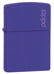 Zippo Classic Logo Windproof Flame Lighter Purp...
