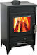 Thermiki ATS 75-20 Oțel Soba pe lemne 8kW Negru