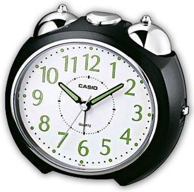 Casio TQ-369 Επιτραπέζιο Ρολόι με Δείκτες με Ξυπνητήρι Μαύρο TQ-369-1EF