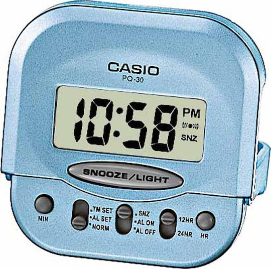 Casio Ceas Digital de Masă cu Alarmă PQ-30-2EF