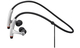 Sony Ακουστικά Ψείρες In Ear MDR-AS50G Τύπου Neckband Ασημί