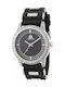 JLo 2657BMBK Watch with Black / Black Rubber Strap JL-2657BMBK