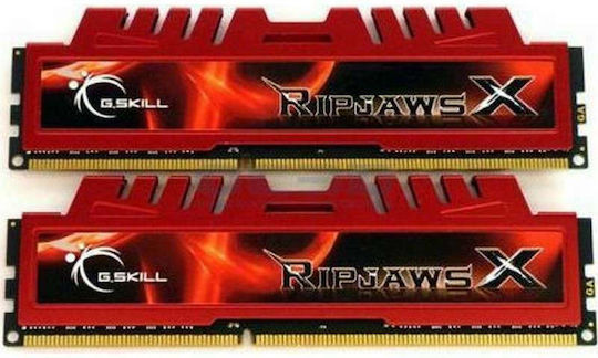 G.Skill RipjawsX DDR3 16GB RAM με 2x8GB Modules και Ταχύτητα 1866 για Desktop