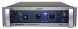 Ibiza Sound IP-3000 PA Power Amplifier 2 Channels 1500W/4Ω 1000W/8Ω with Cooling System Black