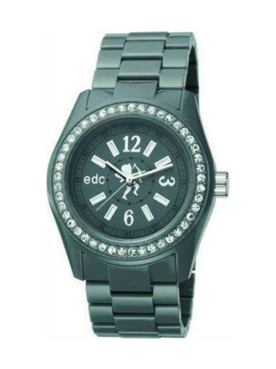 Esprit Uhr mit Gray Kautschukarmband