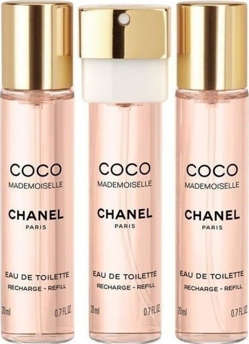 Chanel Coco Mademoiselle Twist & Spray Refill Eau de Toilette 3x20ml