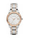 Burberry BU9105 Γυναικείο Ρολόι Μπαταρίας με Ασημί Μεταλλικό Μπρασελέ