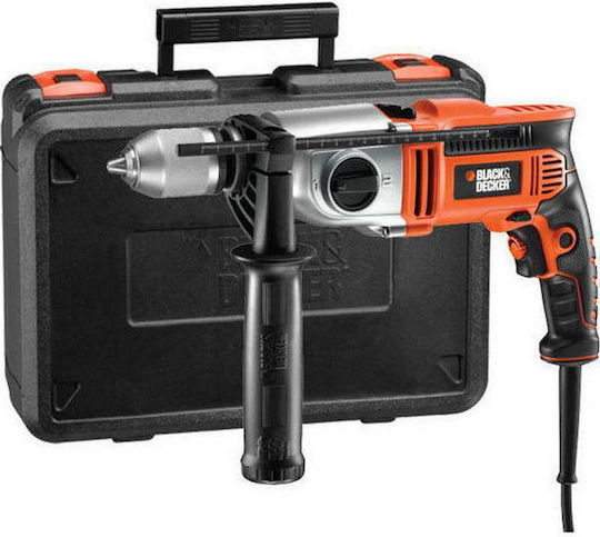 Black & Decker KR911K Κρουστικό Δράπανο 910W με Θήκη