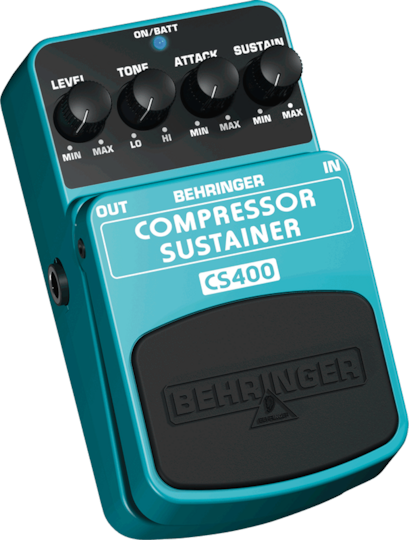 Behringer CS400 Pedals Effect Compressor Electric Guitar and Electric Bass