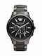 Emporio Armani Ceramica Herrenuhr 47mm Chronograph Batterie mit Schwarz Keramikarmband