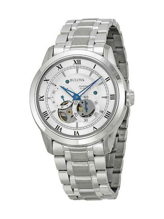 Bulova Часовник Автоматичен с сребърен Метална верижка