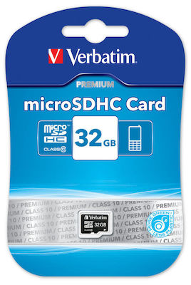 Verbatim Premium microSDHC 32GB Clasa 10 U1 Viteză mare