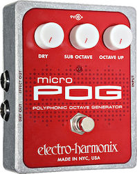 Electro-Harmonix Micro POG Pedals Effect Octaver Electric Guitar