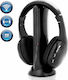 MH2001 Wireless Over Ear Headphones TV Blaca