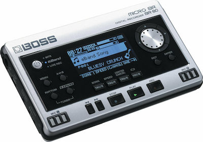 Boss BR-80 Multichannel Electric Portable Audio Digital Recorder with Memory Card for 12 Hours Recording