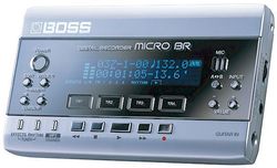 Boss Micro BR Multichannel Battery Powered/Electric Portable Audio Digital Recorder with Memory Card for 6 Hours Recording