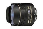 Nikon Crop Camera Lens AF DX Fisheye-Nikkor 10.5mm f/2.8G ED Fisheye for Nikon F Mount Black