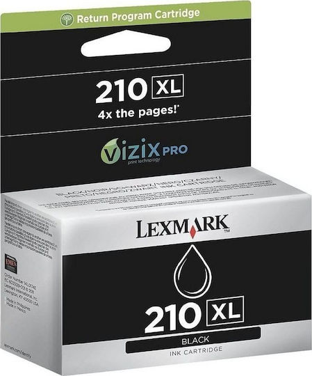 Lexmark 210XL Original InkJet Printer Ink Black (14L0174E)