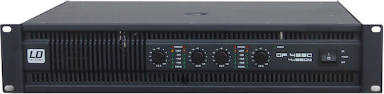 LD Systems DP4950 PA Power Amplifier 4 Channels 810W/4Ω 490W/8Ω