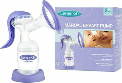 Lansinoh Manual Single Breast Pump BPA Free Purple