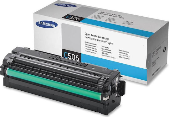 Samsung CLT-C506L Original Toner Laser Printer Cyan High Yield 3500 Pages (SU038A)