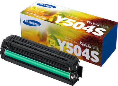 Samsung CLT-Y504S Toner Laser Εκτυπωτή Κίτρινο 1800 Σελίδων (SU502A)