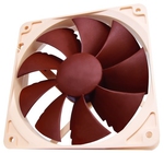 Noctua NF-P12 Gehäuselüfter 120mm mit Verbindung 3-polig / 4-Pin Molex 1Stück Braun