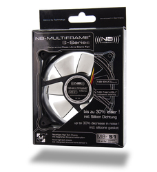 Noiseblocker M8 Case Fan 80mm with Connection 3-Pin 1pcs