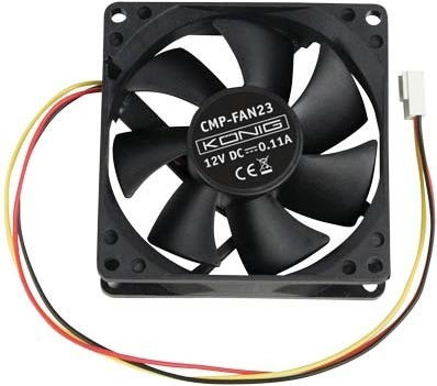 Konig CMP-FAN23 80mm 3-Pin Case Fan -pack