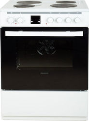 Finlux Free-standing with Enamel Hobs White FLEM-60A Finlux Free-standing with Enamel Hobs White FLEM-60A