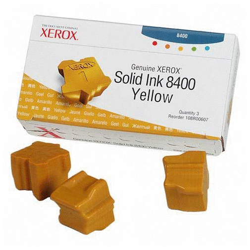 Xerox Original Pack of InkJet Printer Inks Yellow (108R00607)