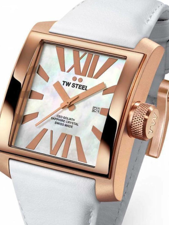 TW Steel CE3016 Ρολόι Μπαταρίας με Δερμάτινο Λουράκι TW Steel CE3016 Ρολόι Μπαταρίας με Δερμάτινο Λουράκι