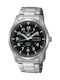 Seiko 5 Men's Watch 45mm Automatic with Silver Metal Bracelet