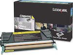 Lexmark C748H1YG Γνήσιο Toner Laser Εκτυπωτή Κίτρινο High Capacity 10000 Σελίδων