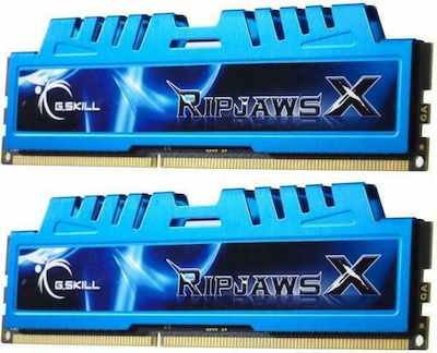 G.Skill RipjawsX 8GB DDR3 RAM με 2 Modules (2x4GB) και Ταχύτητα 1600 για Desktop
