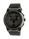 Calvin Klein Watch Chronograph Battery with Black Rubber Strap