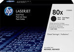 HP 80X Multipack Toner Laser Εκτυπωτή Μαύρο High Yield 2τμχ (CF280XD)