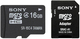 Sony microSDHC 16GB Klasse 4 Standard-Geschwindigkeit mit Adapter