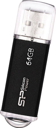 Silicon Power Ultima II-I 64GB USB 2.0 Stick Black