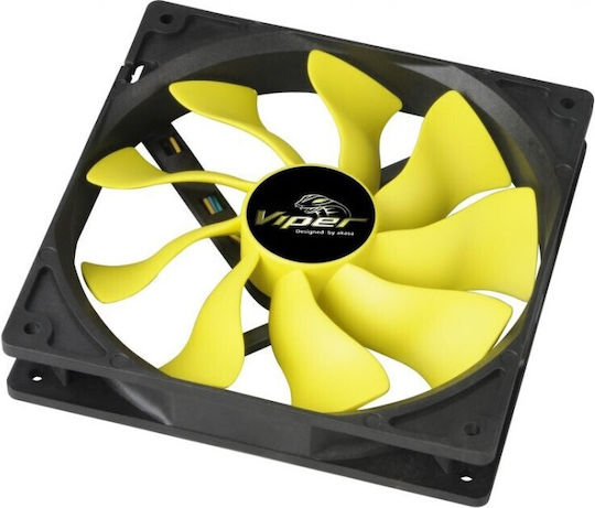 Viper Case Fan 140mm (1600rpm / 110.61cfm) Χωρίς Led Φωτισμό και Σύνδεση 4-Pin PWM