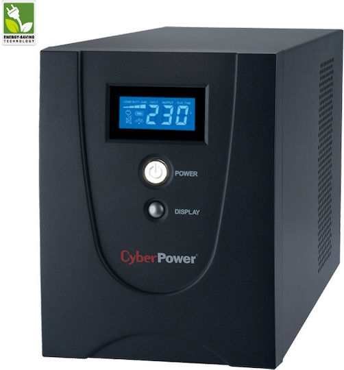 CyberPower Value2200EILCD UPS Line-Interactive 2200VA 1320W with 6 IEC Power Plugs