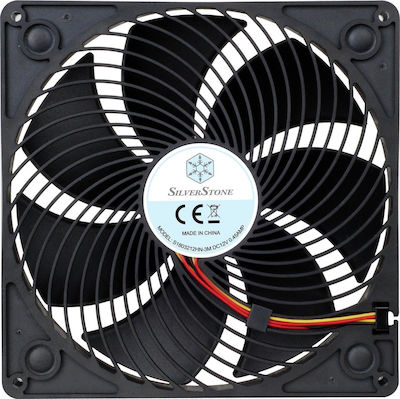 Silverstone AP181 Case Fan 180mm με Σύνδεση 3-Pin