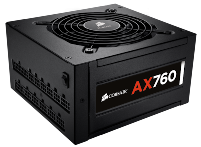 Corsair AX Series AX760 760W Power Supply Full Modular 80 Plus Platinum