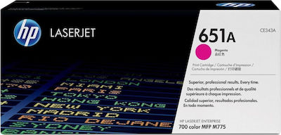 HP 651A Toner Laserdrucker Magenta 16000 Seiten (CE343A)