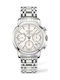 Longines L27524726 Ceas Cronograf Automat cu Argint Brățară metalică