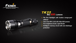 Fenix TK22 Waterproof Rechargeable Flashlight LED 2800lm