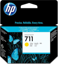 HP 711 Original InkJet Printer Ink Yellow (CZ132A)