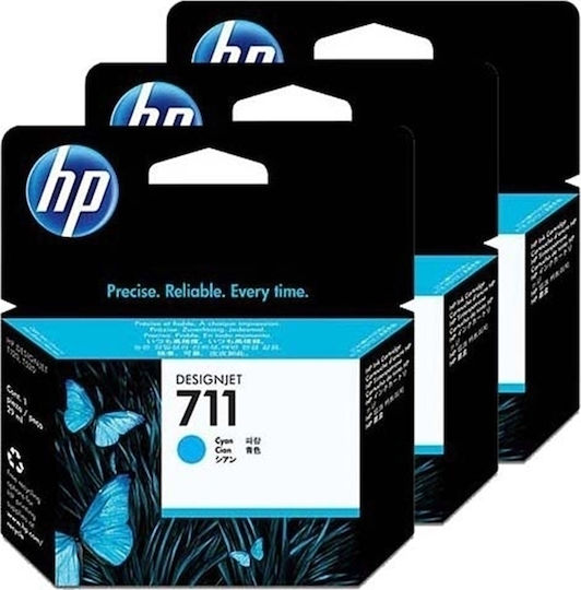 HP 711 Original InkJet Printer Ink Cyan (CZ134A)